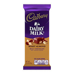 Cadbury Milk Chocolate Roasted Almond Candy Bar 3.5 oz
