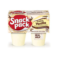 Snack Pack Pudding Vanilla 4-3.25oz cups