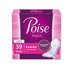 Poise Fresh Protection Pads Maximum Long #5 (39 count)