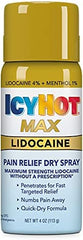 IcyHot Max Lidocaine Pain Relief Dry Spray 4oz