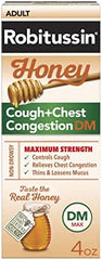 Robitussin Adult Honey Cough+Chest Congestion DM Maximum Strength 4fl oz