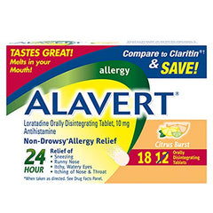Alavert Allergy Relief Citrus Burst Orally Disintegrating Tablets 18ct