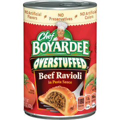 Chef Boyardee Overstuffed Beef Ravioli 15oz