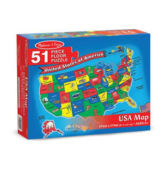 Melissa & Doug United States of America 51-piece floor puzzle