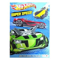 Hot Wheels Super Speed Coloring Book