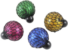 Mesh Squeeze Metallic Ball Assorted Colors 1ct