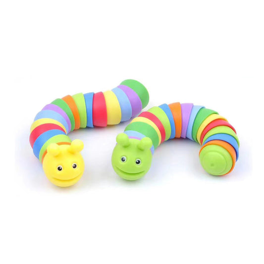 Jiggly Wiggly Rainbow Caterpillar Sensory Toy
