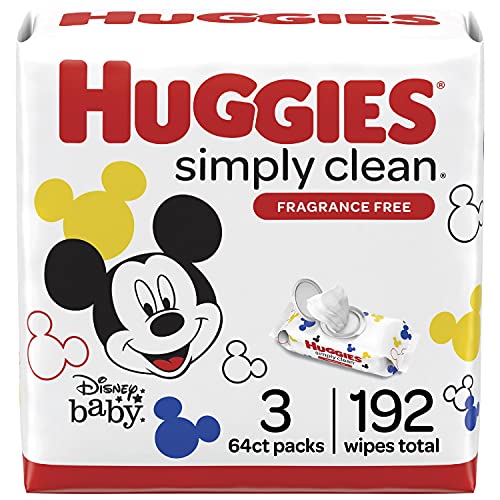 Huggies Baby Wipes Simply Clean Fragrance-Free 192count