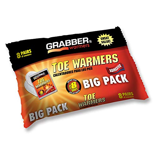 Grabber Warmers Toe Warmers Big Pack 8ct