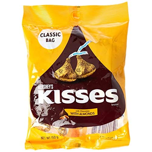 Hershey's Kisses Milk Chocolate w/ Almonds 4.48OZ