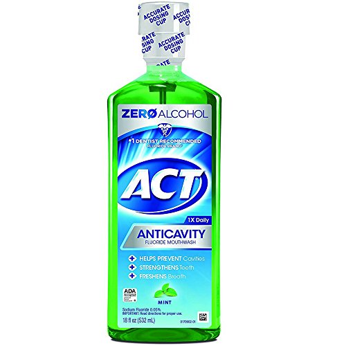 Act Anticavity Fluoride Mint Mouthwash 18 oz
