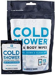 Duke Cannon Cold Shower Face & Body Wipes (15 field towels)