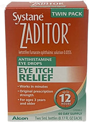 Twin-Pack Zaditor Itchy Eye Relief