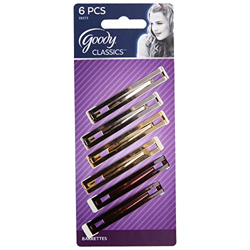 Goody Stay All Night Metal Barrettes 6ct