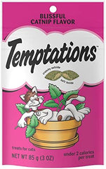 Temptations Blissful Catnip Flavor Cat Treats 3oz