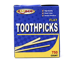 Goodco Flat Toothpicks 750ct