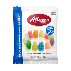 Albanese Sour 12 Flavor Gummi Bears 7oz