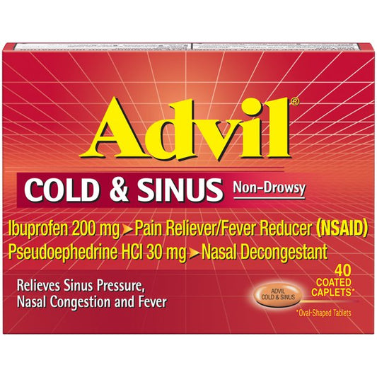 Advil Cold/Sinus Caplets 40count