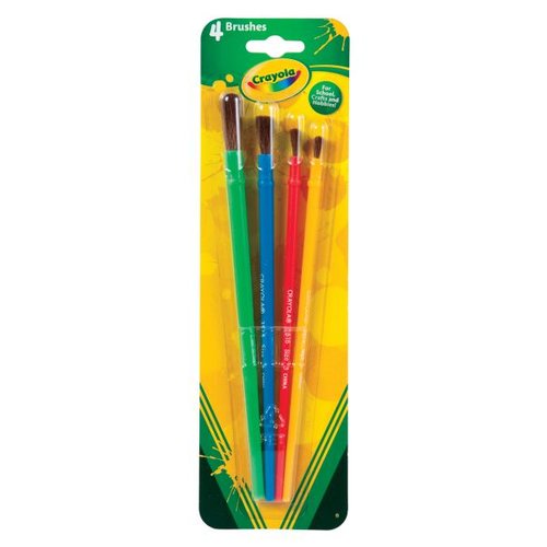 Crayola Paint Brushes- 4 Count