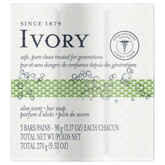 Ivory Aloe Scent Bar Soap 9.52 oz 3 ct.