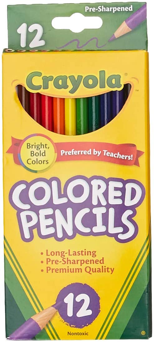 Crayola Pre-Sharpened Colored Pencils 12 Count