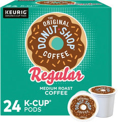 Keurig The Original Donut Shop Coffee Regular Medium Roast 24 k-cups