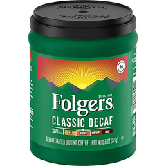 Folgers Classic Decaf Medium Ground Coffee 9.6oz