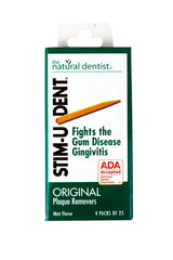The Natural Dentist Original Plaque Removers Mint Flavor 4 packs of 25