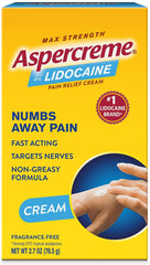 Aspercreme 4% Lidocaine Cream 2.7oz