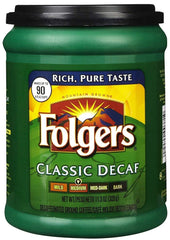Folgers Classic Decaf Medium Ground Coffee 11.3oz