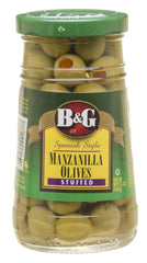 B&G Spanish Style Manzanilla Olives Stuffed 5.75oz
