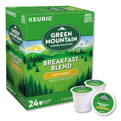 Green Moutain Breakfast Blend Light Roast Coffee 24 Keurig Cups