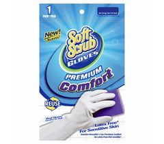 Soft Scrub Premium Comfort Latex Free Vinyl Gloves Small 1pair