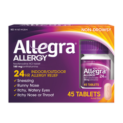 Allegra Allergy 24H Fexofenadine 180mg (45 tablets)