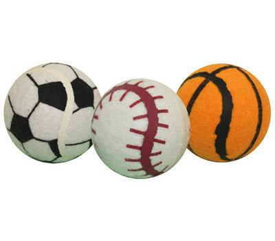 Multipet Sports Tennis Balls 3pk
