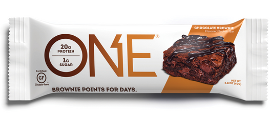 One Chocolate Brownie Protein Bar 2.12oz
