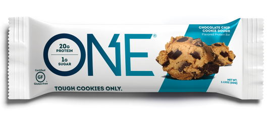 One Chocolate Chip Cookie Dough Protein Bar 2.12oz