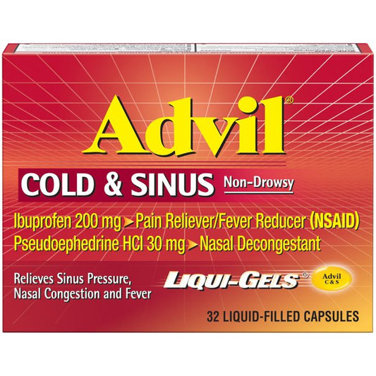 Advil Cold/Sinus Capsule 32count