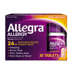 Allegra Allergy Fexofenadine 180mg 24H (30 tablets)