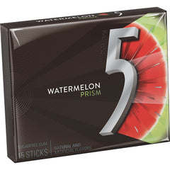 Wrigleys 5 Watermelon Prism Gum Sugarfree 15ct