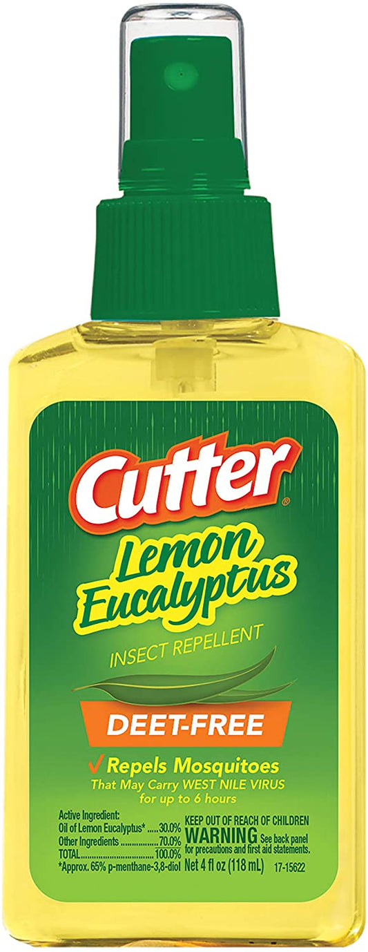 Cutter Lemon Eucalyptus Insect Repellent 4fl oz