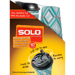 Solo Insulated Cup w/ Reusable Lid 10ct