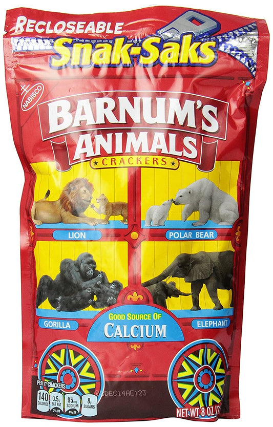 BARNUM'S ANIMALS CRACKERS 8oz