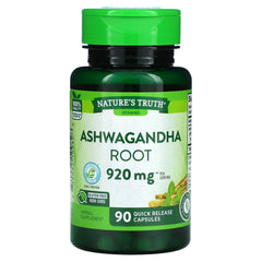 Nature's Truth Ashwagandha Root 920mg (90 quick release capsules)