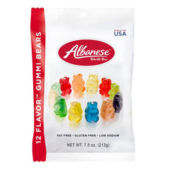 Albanese 12 Flavors Gummy Bears 7.5oz