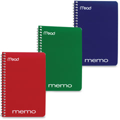 Memo 6" x 4" Spiral Notebook Assorted Colors 1ct