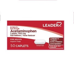 Leader Acetaminophen Extra Strength (50 caplets)