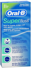 Oral B Super Floss - 50 Pre-Cut Strands