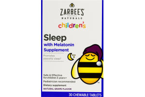 Zarbees Children's Sleep with Melatonin (30 chewable tablets)