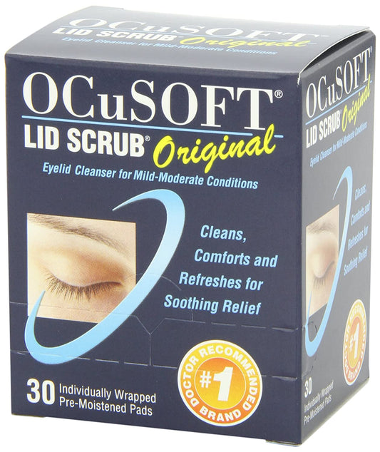 OCuSOFT Lid Scrub Original Pads- 30 Count